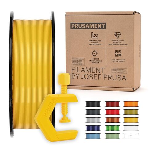 Prusament Jet Black, PETG Filament 1.75mm 1kg Spool (2.2 lbs), Diameter Tolerance +/- 0.02mm in Saudi Arabia