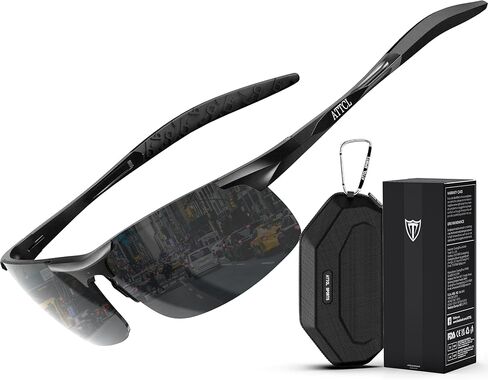 ATTCL 0.9 oz Polarized Sunglasses Men Al-Mg Metal Golf Fishing Sports UV400 in Saudi Arabia