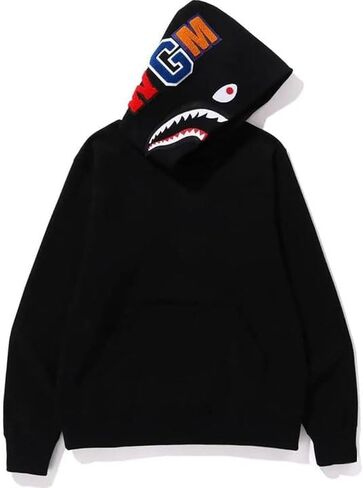 Unisex Shark Cotton Fleece Hooded Sweatshirt Casual Long Sleeve Hoodies Pullover Fashion Drawstring Hoodie in Saudi Arabia