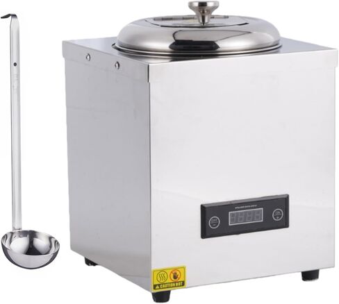 Food Soup Kettle Warmer with Ladle Countertop Cheese Warmer Catering Soup Warmer Commercial for Buffet Food Warmer Party in Saudi Arabia