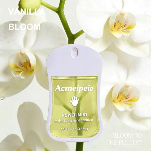 مجموعة رذاذ ومعطر لليدين 2 في 1، حماية لطيفة من الكحول بنسبة 50%، 6 روائح، 9 أونصة سائلة، 500 رذاذ لكل نكهة، رائحة منعشة تدوم طويلاً، تصميم مقاوم للتسرب بحجم مناسب للاستخدام اليومي in Saudi Arabia