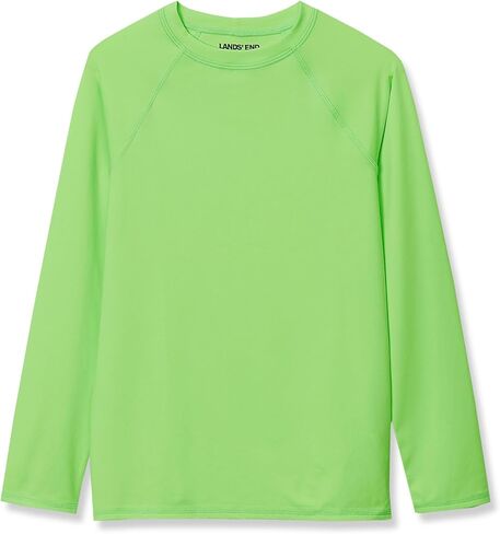 Lands 'End Boys Husky Long Sleeve Upf 50 Sun Protect Rash Guard in Saudi Arabia