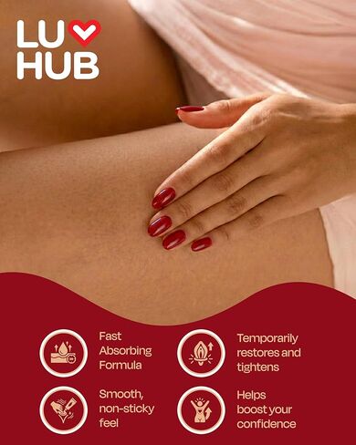 Luv Hub Tightening Cream and Moisturizer for Women, Intimate Comfort, Natural Formula for Post‑partum Recovery and Moisture - White in Saudi Arabia