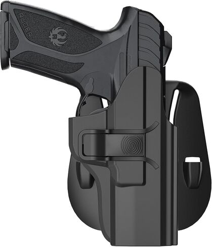 الحافظة تناسب Ruger Security 9، حافظة مجداف OWB لـ Ruger Security-9 مم مضغوط/Pro/قياسي (ليس لنماذج الليزر)، غير قابلة للتعديل 60 درجة، إطلاق سريع - اليد اليمنى in Kuwait