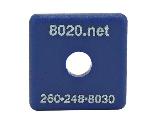 8020, 2015-Plain, 10 Series, 1" x 1" Black Plastic Square End Caps for 80/20 Aluminum Extrusion T-Slot Accessories (5 Pack) in Saudi Arabia