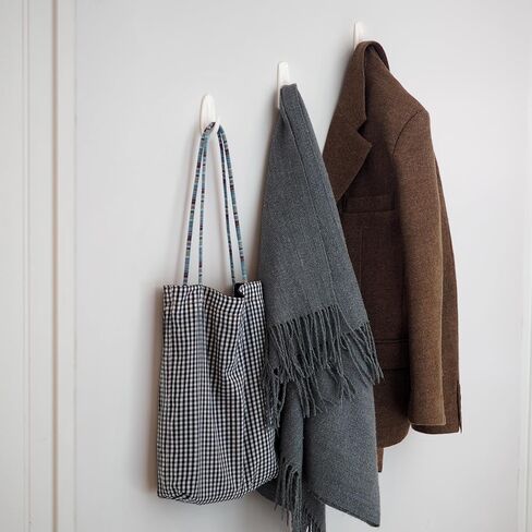 JELLYSUB 20 Hooks+40 Strips, Small Wire Toggle Hooks Value Pack, Organize Damage-Free Utility Hooks, Hanging Hooks Heavy Duty with Adhesive Strips, No Tools Wall Hooks for Hanging in Kuwait