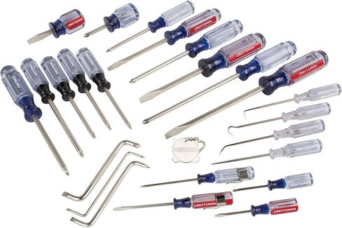 CRAFTSMAN Screwdriver Set, Assorted, 25-Piece (CMHT65046) in Saudi Arabia