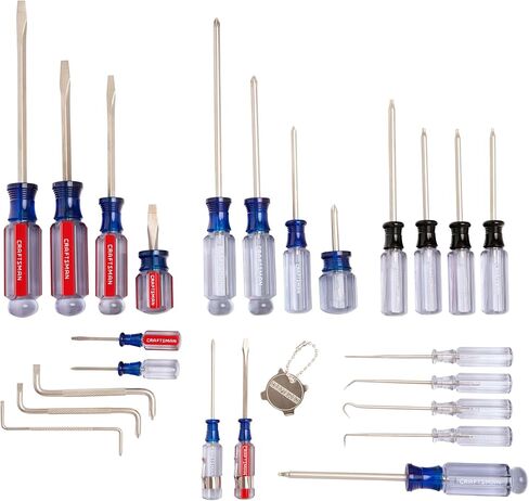 CRAFTSMAN Screwdriver Set, Assorted, 25-Piece (CMHT65046) in Saudi Arabia