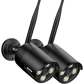 ANNKE 2-Pack Indoor/Outdoor 1080P Bullet Security Camera with IP66 Weatherproof, 100ft Super Night Vision in Kuwait