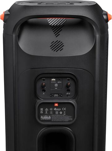JBL PartyBox 710 - مكبر صوت للحفلات مع صوت قوي، وأضواء مدمجة وباس عميق إضافي، مقاوم لرذاذ الماء IPX4، اتصال التطبيق/البلوتوث، مصنوع للاستخدام في كل مكان بعجلات مقبض (أسود) in Saudi Arabia