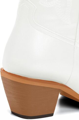 Womens Cowgirl Boots Fashion Knee High Western Boots With Classic Embroidery Chunky Block Heels in Saudi Arabia