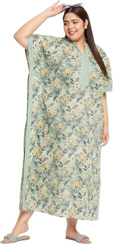 فستان قفطان نسائي من Gypsie Blu مقاس كبير، فستان سهرة كيمونو لتغطية فساتين ماكسي لملابس الحفلات in Kuwait