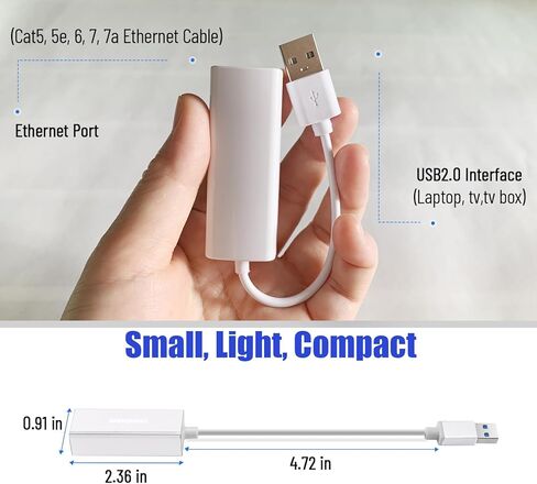 محول USB إلى إيثرنت تي ساوند ايثرنت إلى محول يو إس بي 3.0 10/100/1000M USB LAN محول شبكة للماك بوك كروم بوك سيرفس برو شاومي إم آي بوكس سمارت تي في بوكس in Kuwait