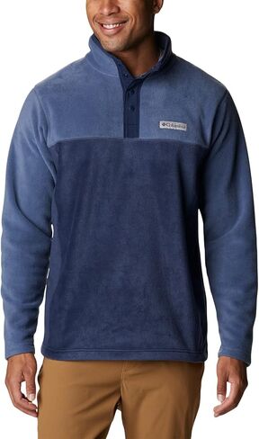 Columbia Mens Steens Mountain Half Snap Fleece Jacket, Collegiate Navy/Dark Mountain, Small in Saudi Arabia
