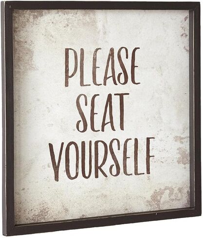 The Lakeside Collection Bathroom Word Search Wall Sign - Funny Farmhouse Art with Rustic, Vintage Style in Saudi Arabia