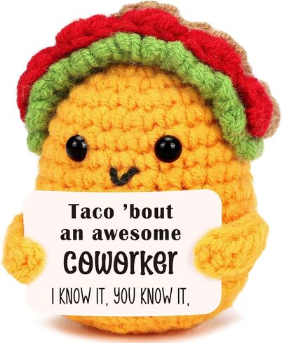 Mini Gifts for Him Her Couple Valentine’s Day Anniversary Romantic Handmade Crochet Taco Love Gift for Women Men Boyfriend Girlfriend Husband Wife Birthday Long Distance Relationship Taco Tuesday in Saudi Arabia