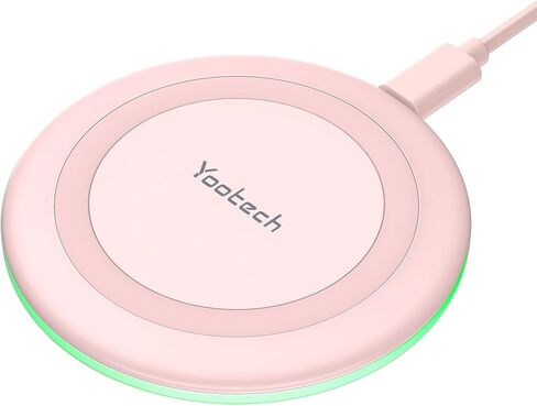 شاحن Yootech اللاسلكي، وسادة شحن لاسلكية بحد أقصى 10 وات (لا يوجد محول تيار متردد) in Kuwait