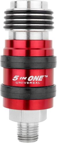 Milton 1751 Safety Exhaust Coupler, 1/4" body, 1/4" MNPT (Pack of 5) in Saudi Arabia