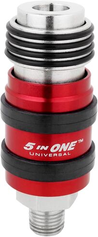 Milton 1751 Safety Exhaust Coupler, 1/4" body, 1/4" MNPT (Pack of 5) in Saudi Arabia