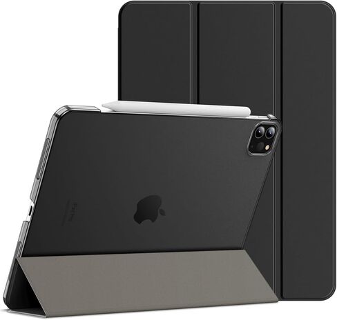 JETech Case for iPad Pro 11 Inch, 2022/2021/2020 Model, Slim Stand Hard Back Shell Smart Cover with Auto Wake/Sleep (Black) in Saudi Arabia