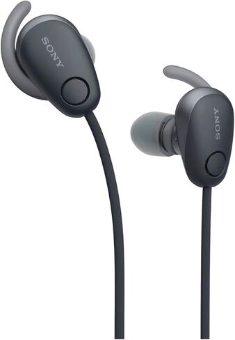 Sony SP600N Wireless Noise Canceling Sports In-Ear Headphones, Black (WI-SP600N/B) in Kuwait
