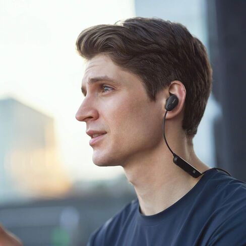Sony SP600N Wireless Noise Canceling Sports In-Ear Headphones, Black (WI-SP600N/B) in Kuwait