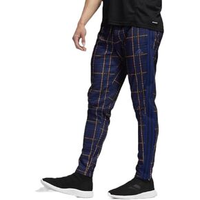 adidas Men’s Tiro Tartan Plaid Pants, Victory Blue (Small) in Kuwait