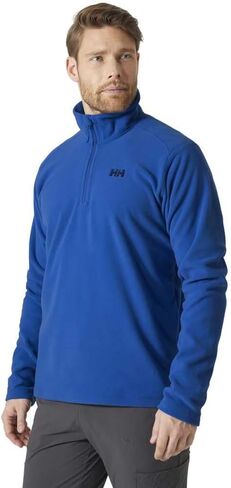 سترة Helly-Hansen الرجالية القياسية Daybreaker 1/2 سحاب من الصوف، 461 أخضر زيتوني، مقاس كبير in Kuwait