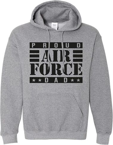 zerogravitee Proud Air Force Dad Hooded Sweatshirt in Saudi Arabia
