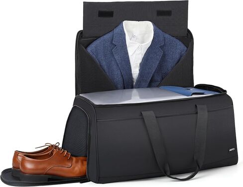 Convertible Travel Garment Bag, Carry on Garment Duffel Bag, 2 in 1 Hanging Dress Suitcase Suit Travel Bags, for Business Trips with Shoe Compartment & Multiple Pockets, AGPTEK (Pink) in Saudi Arabia