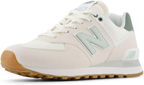 New Balance Women's 574 V2 Varsity Sneaker, Eclipse/Citrus Punch, 5 Wide in Saudi Arabia