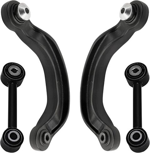 Detroit Axle - RWD Front Control Arms لعام 2011-2019 Chrysler 300 Dodge Challenger Charger ، 4 Lower Control Arms Reachward & Forward 2012 2014 2015 2015 2017 2018 Replacement - 4pc set in Saudi Arabia