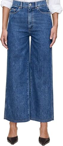 DL1961 Women's Hepburn Wide Leg High Rise Ankle Jeans in Saudi Arabia