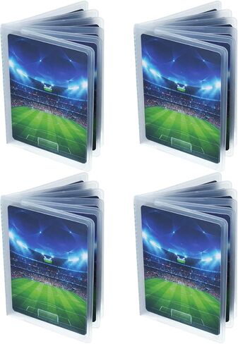 4 Packs 6 Page Wallet Insert Plastic Credit Card Holder Wallet Credit Card Sleeves Transparent Clear Picture Holder for Men Women Wallet Photo Insert for Bifold or Trifolds in Kuwait
