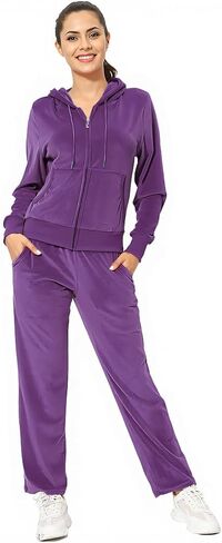 Tracksuit 2 Pieces Joggers Outfits for Women Jogging Sweatsuits Set in Saudi Arabia