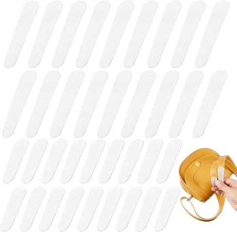 36 Pcs Stop Strap Slips Non Slip Purse Strap for Shoulder Bag Tote Bag, 18 Large and 18 Small Sizes Transparent Anti-Slip Stickers, Gummy Stick-ons to Stop Purse from Slipping Down in Saudi Arabia