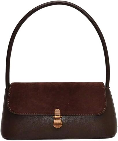 SweatyRocks Women's Vintage Shoulder Bags Y2K Leather Underarm Purse Top Handle Clutches in Saudi Arabia
