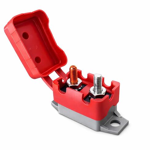 MGI Speedware Reset Breaker مع غطاء ، حامل سطح السيارات 12-24VDC مع محطات مسمار (10 أمبير) in Kuwait