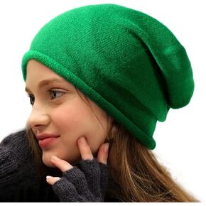 SHINCHIC Women Winter Knitted Slouchy Beanie for Women Men Cashmere Wool Blend Stretchy Warm Skull Beanies Cap in Kuwait