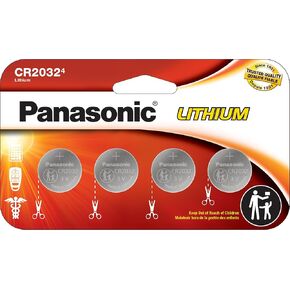Panasonic CR2032 3.0 Volt Long Lasting Lithium Coin Cell Batteries in Child Resistant, Standards Based Packaging, 8 Pack in Saudi Arabia
