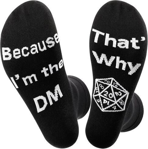 Tarpop 2 Pairs Gaming Socks for Men Gamer Lover Socks Rpg Gift Christmas Gifts for Teens Boys in Saudi Arabia