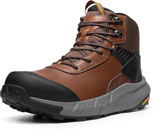 Nortiv 8 مقاومة للماء أحذية عمل مركبة للأصابع القضائية للرجال-أحذية أمان خفيفة الوزن ASTM F2412-24 و ASTM F2913-24 للأمان للمستودعات والبناء ، Vaporguard-Nano in Kuwait