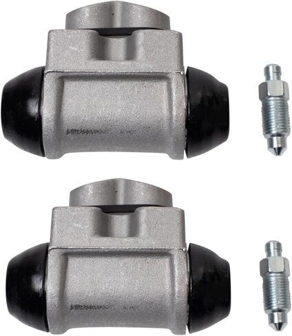 TRQ Rear Wheel Cylinder Set Driver & Passenger Side Compatible with 2003-2005 Hyundai Accent 2005 Elantra 2005-2009 Kia Spectra 2007-2009 Spectra5 in Saudi Arabia