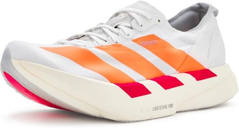 adidas Men's Adizero Adios PRO 4 M FTWR whiteLucid Orange/Lucid red 7 US in Saudi Arabia