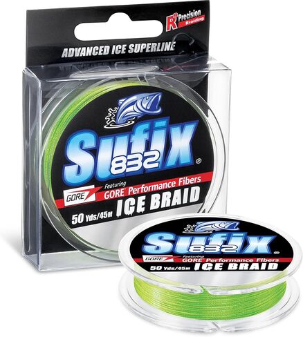 Sufix 832 Ice Braid 4 lb Neon Lime in Saudi Arabia