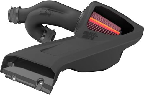 K&N NextGen Cold Air Countake System: مرشح القطن عالي التدفق: متوافق مع 2017-2020 Ford: F150 ، F150 Raptor ، 50-2609 in Kuwait
