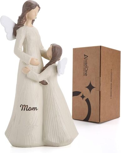 AivanOne Sweet Family Figurine, Parent and Children Statue, White Decorative Home Accent, Love Themed Gift,for Mother's Gift,and Home Decor in Saudi Arabia