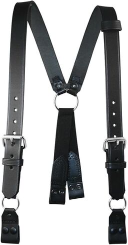 Boston Leather Boston - Fireman's Suspenders W/Loop Attachment - 9177XL-1 in Kuwait