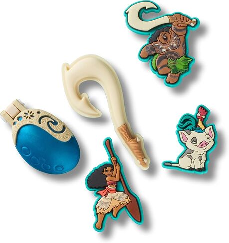 Crocs® Jibbitz Charms – Mixed Characters for Kids Shoes – Synthetic Material – Easy Attachment – Post Closure Snow White 5-Pack One Size One Size in Saudi Arabia