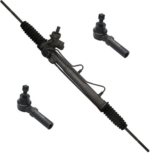 Detroit Axle - Rack and Pinion Kit for Pontiac Grand Prix Buick LaCrosse Regal Century Oldsmobile Intrigue, Power Steering Rack and Pinion with Magnasteer, 2 Outer Tie Rods Replacement in Kuwait